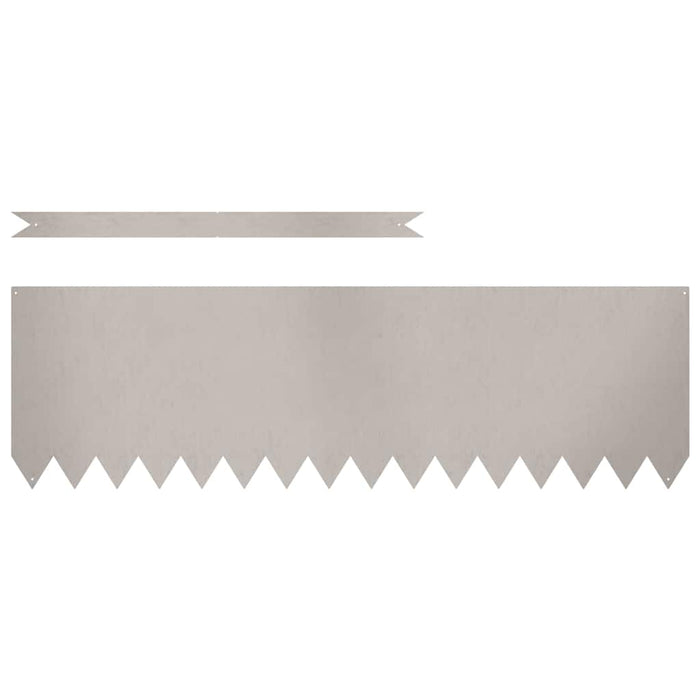 Margine pentru gazon 20 pcs Maro 100 x 0.05 x 20 cm - WALTI WALTI