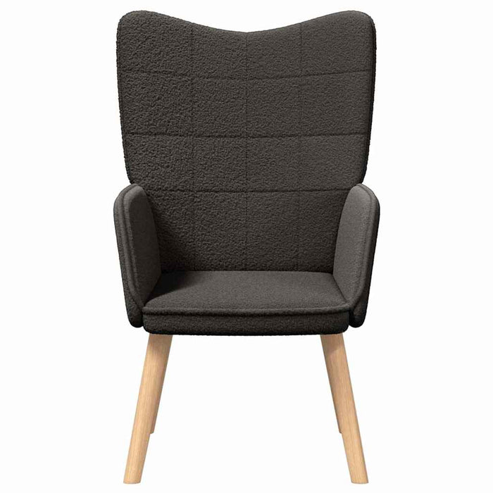 Fotoliu de relaxare Gri închis 62 x 67 x 95.5 cm țesătură - WALTI WALTI