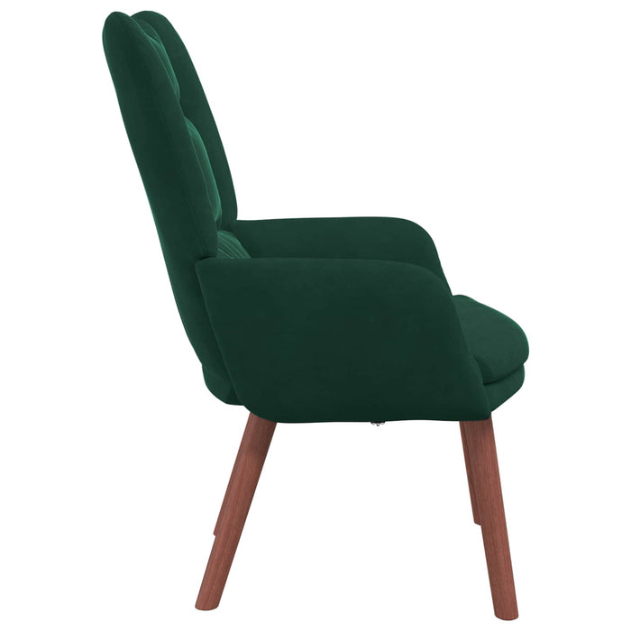 fotoliu Verde închis 63 x 67 x 94 cm Catifea WALTI
