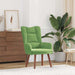 fotoliu Verde deschis 63 x 67 x 94 cm Catifea - WALTI WALTI