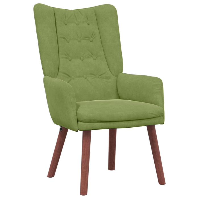 fotoliu Verde deschis 63 x 67 x 94 cm Catifea WALTI