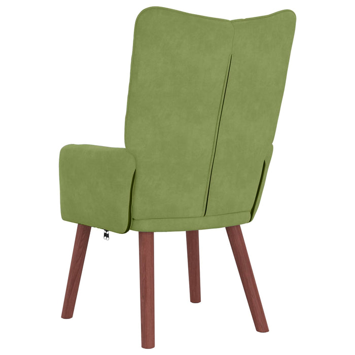 fotoliu Verde deschis 63 x 67 x 94 cm Catifea WALTI