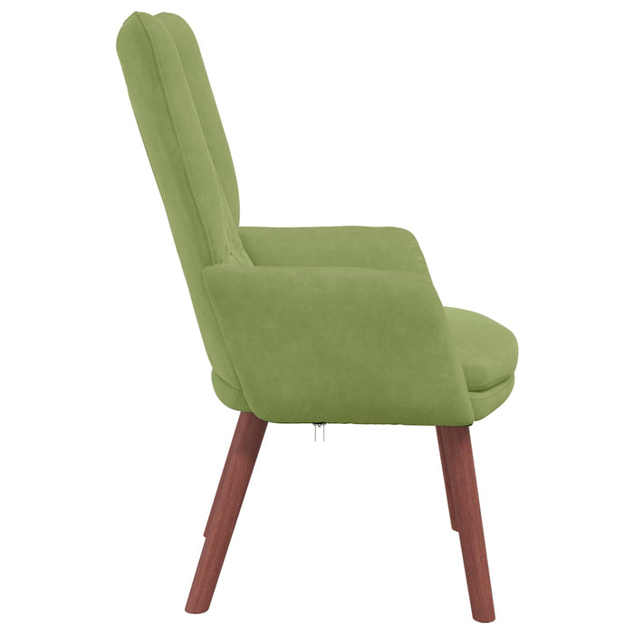 fotoliu Verde deschis 63 x 67 x 94 cm Catifea WALTI