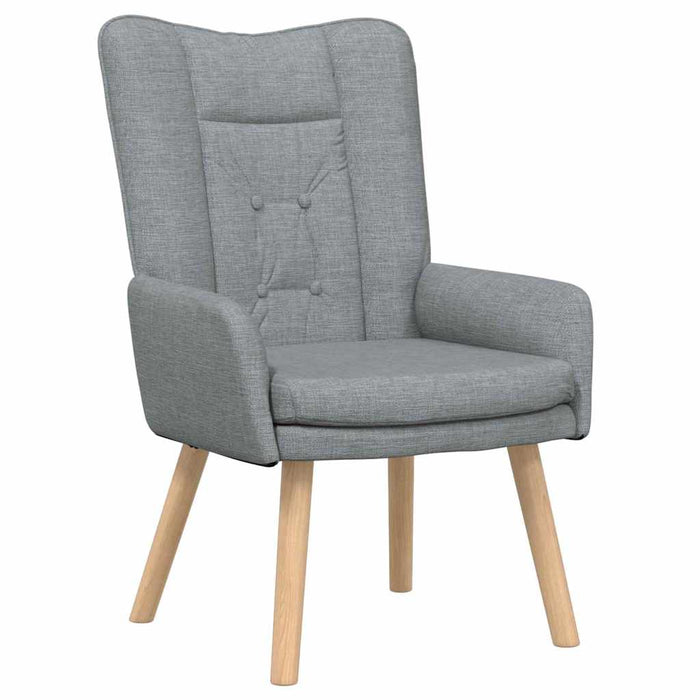 Fotoliu de relaxare Gri deschis 63 x 67 x 94 cm țesătură - WALTI WALTI