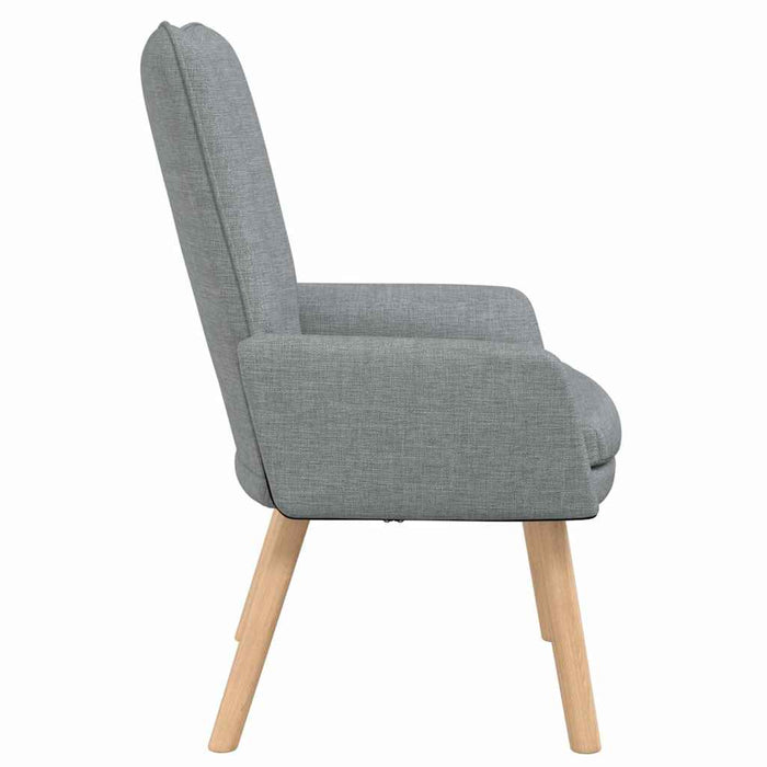 Fotoliu de relaxare Gri deschis 63 x 67 x 94 cm țesătură - WALTI WALTI
