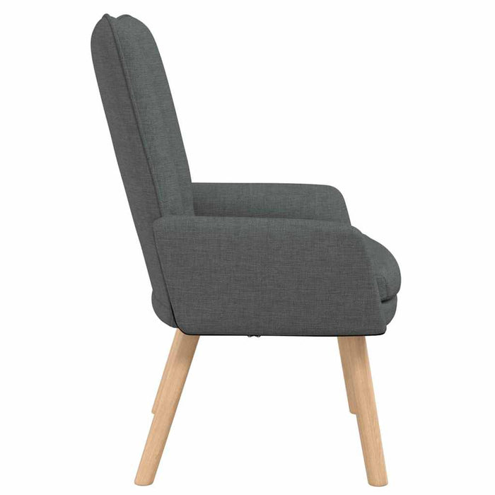 Fotoliu de relaxare Gri închis 63 x 67 x 94 cm țesătură - WALTI WALTI
