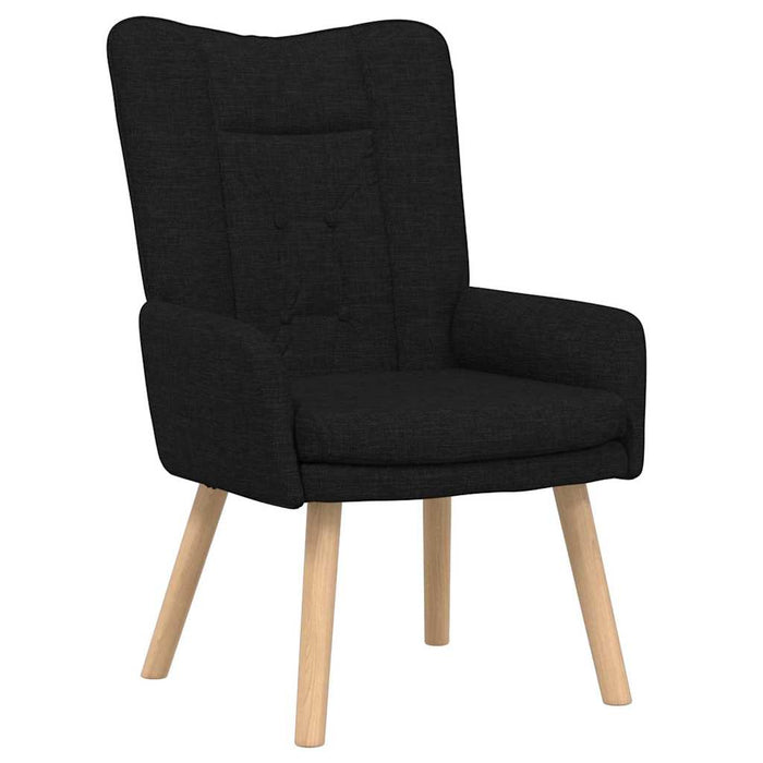 Fotoliu de relaxare Negru 63 x 67 x 94 cm țesătură - WALTI WALTI