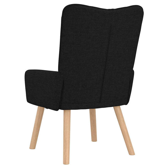 Fotoliu de relaxare Negru 63 x 67 x 94 cm țesătură - WALTI WALTI