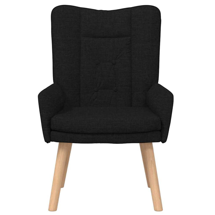 Fotoliu de relaxare Negru 63 x 67 x 94 cm țesătură - WALTI WALTI