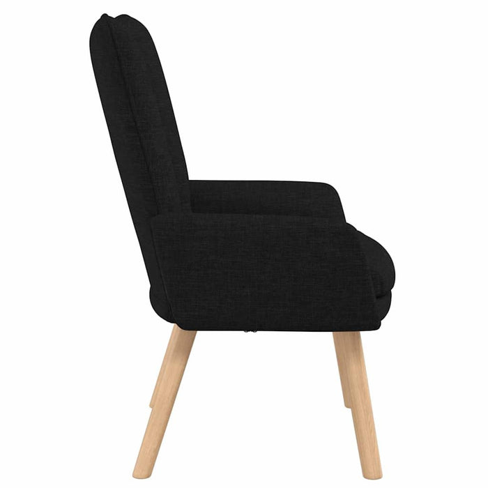 Fotoliu de relaxare Negru 63 x 67 x 94 cm țesătură - WALTI WALTI