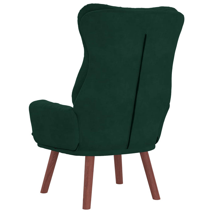 fotoliu Verde închis 69 x 74 x 93 cm Catifea WALTI
