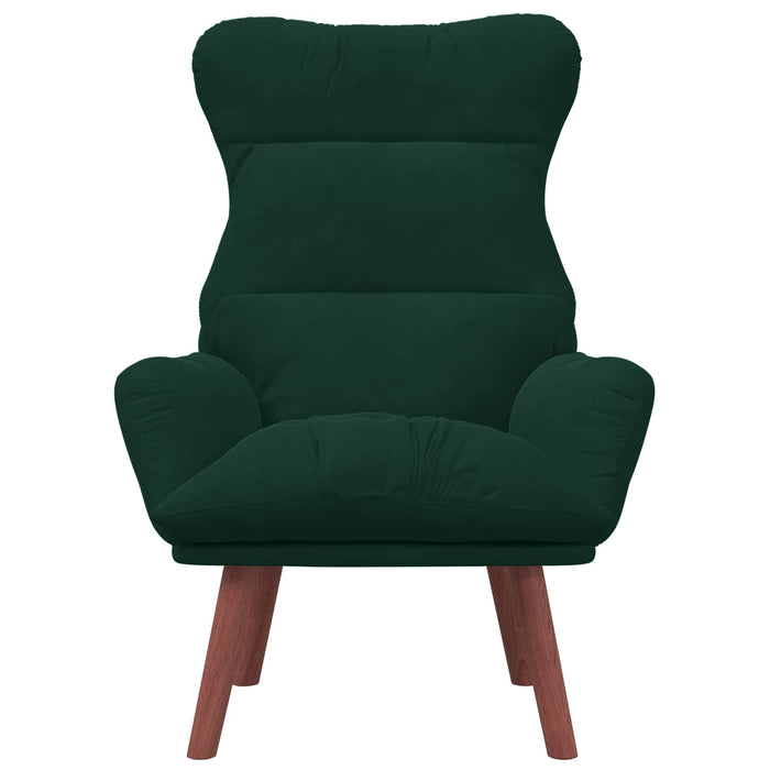 fotoliu Verde închis 69 x 74 x 93 cm Catifea WALTI