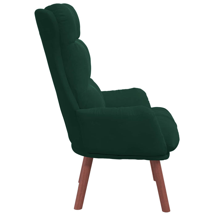 fotoliu Verde închis 69 x 74 x 93 cm Catifea WALTI