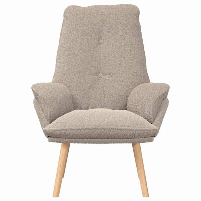 Fotoliu de relaxare Gri deschis 69 x 74 x 93 cm țesătură - WALTI WALTI