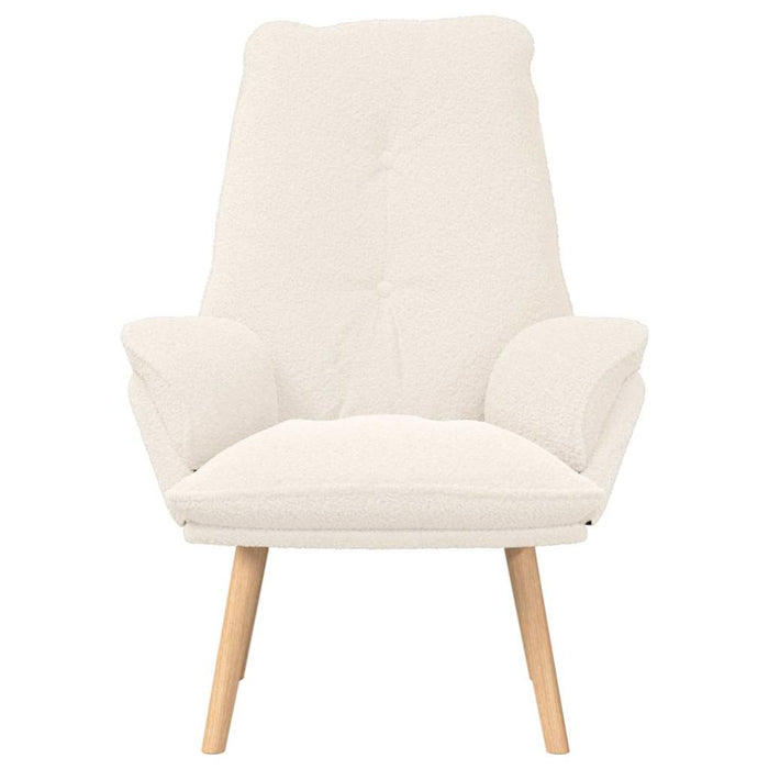 Fotoliu de relaxare Crem 69 x 74 x 93 cm țesătură - WALTI WALTI