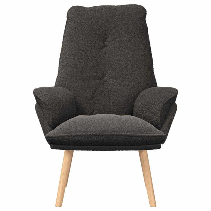 Fotoliu de relaxare Gri închis 69 x 74 x 93 cm țesătură - WALTI WALTI