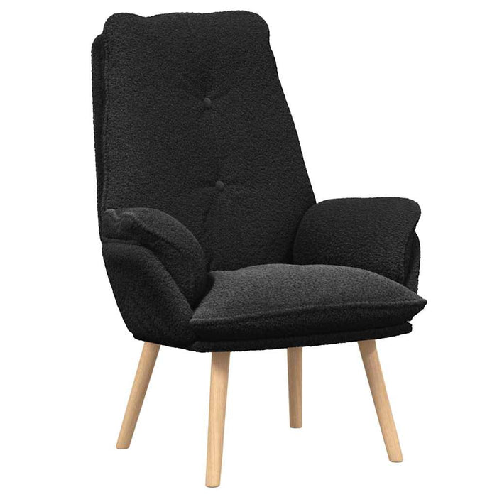 Fotoliu de relaxare Negru 69 x 74 x 93 cm țesătură - WALTI WALTI