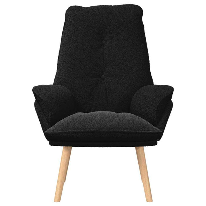 Fotoliu de relaxare Negru 69 x 74 x 93 cm țesătură - WALTI WALTI