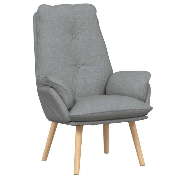 Fotoliu de relaxare Gri deschis 69 x 74 x 93 cm țesătură - WALTI WALTI