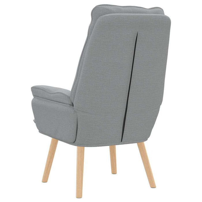 Fotoliu de relaxare Gri deschis 69 x 74 x 93 cm țesătură - WALTI WALTI