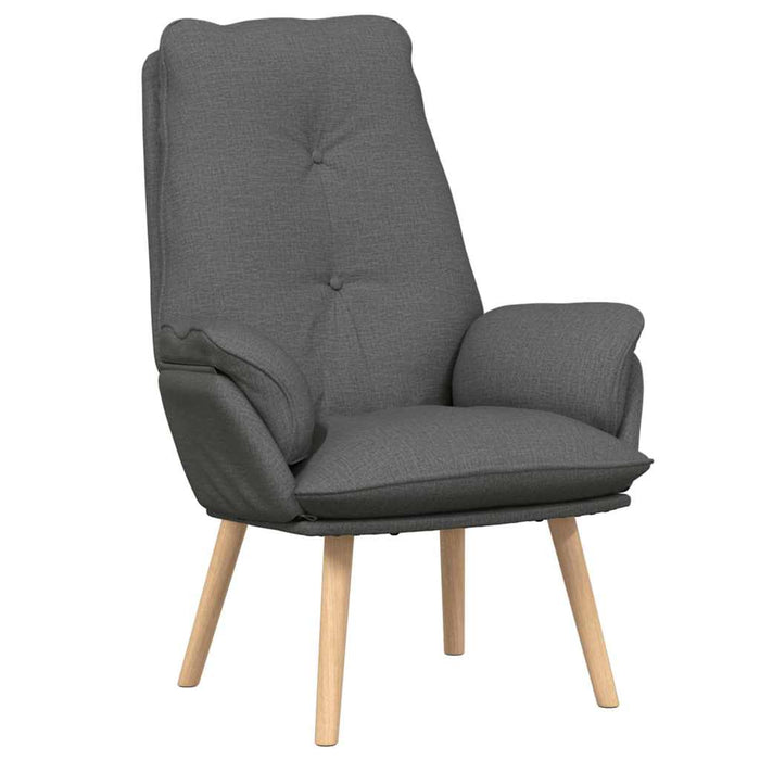 Fotoliu de relaxare Gri închis 69 x 74 x 93 cm țesătură - WALTI WALTI