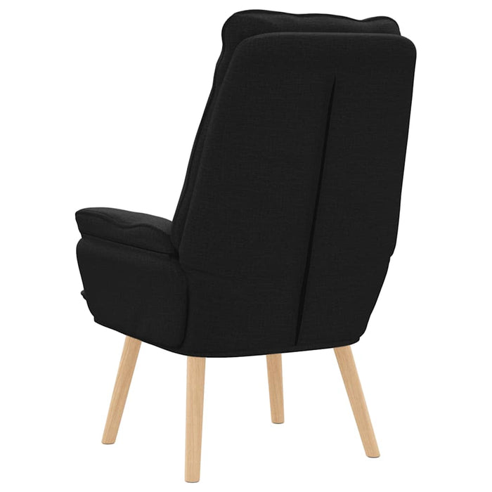 Fotoliu de relaxare Negru 69 x 74 x 93 cm țesătură - WALTI WALTI