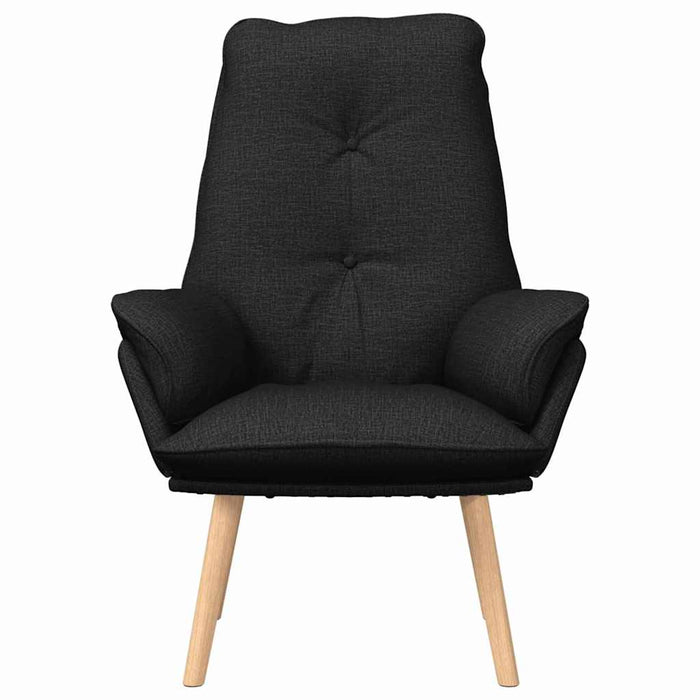 Fotoliu de relaxare Negru 69 x 74 x 93 cm țesătură - WALTI WALTI