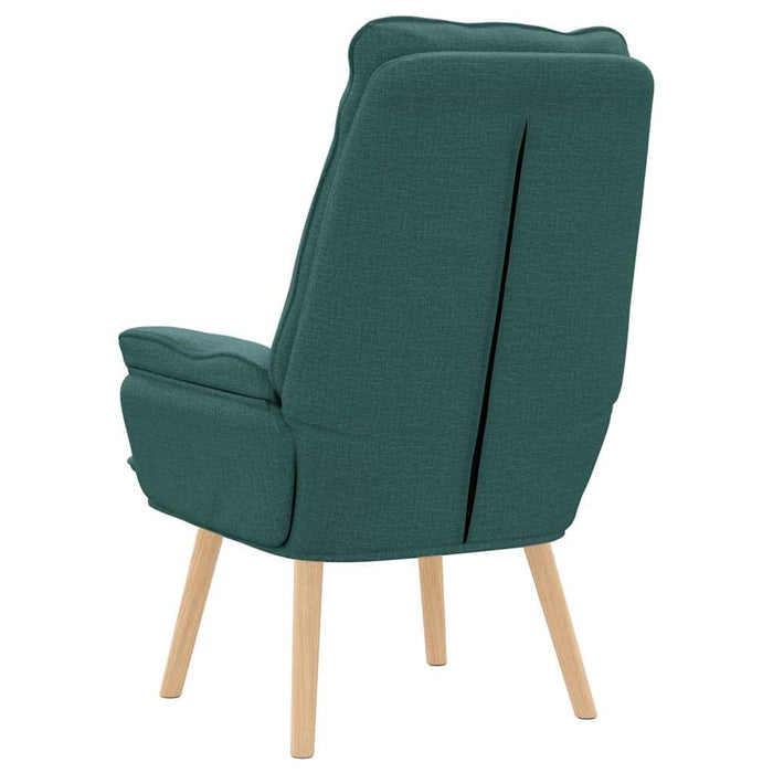 fotoliu Verde închis 69 x 74 x 93 cm Țesătură și Plywood WALTI