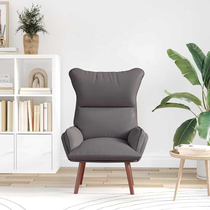 fotoliu Gri 69 x 74 x 93 cm Piele artificiala - WALTI WALTI