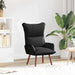 Fotoliu de relaxare Negru 69 x 74 x 93 cm Piele artificială - WALTI WALTI