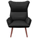 Fotoliu de relaxare Negru 69 x 74 x 93 cm Piele artificială - WALTI WALTI