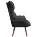 Fotoliu de relaxare Negru 69 x 74 x 93 cm Piele artificială - WALTI WALTI