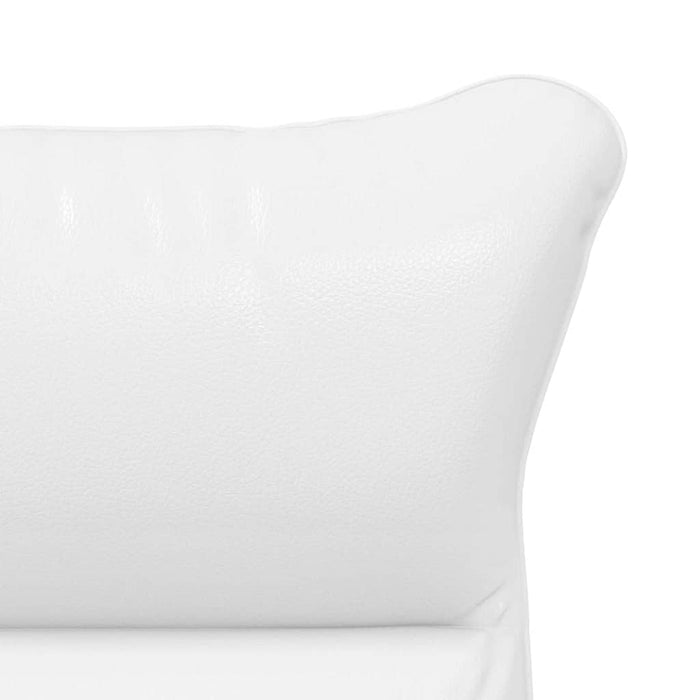 fotoliu Alb 69 x 74 x 93 cm Piele artificiala - WALTI WALTI