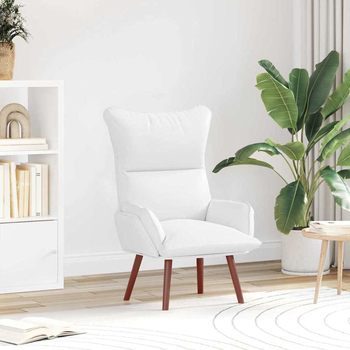 fotoliu Alb 69 x 74 x 93 cm Piele artificiala - WALTI WALTI