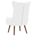 fotoliu Alb 69 x 74 x 93 cm Piele artificiala - WALTI WALTI