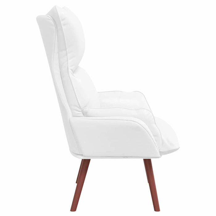 fotoliu Alb 69 x 74 x 93 cm Piele artificiala - WALTI WALTI