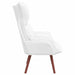 fotoliu Alb 69 x 74 x 93 cm Piele artificiala - WALTI WALTI