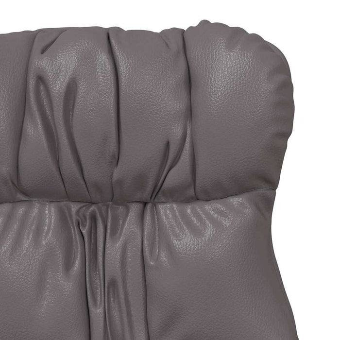fotoliu Gri 69 x 74 x 93 cm Piele artificiala WALTI