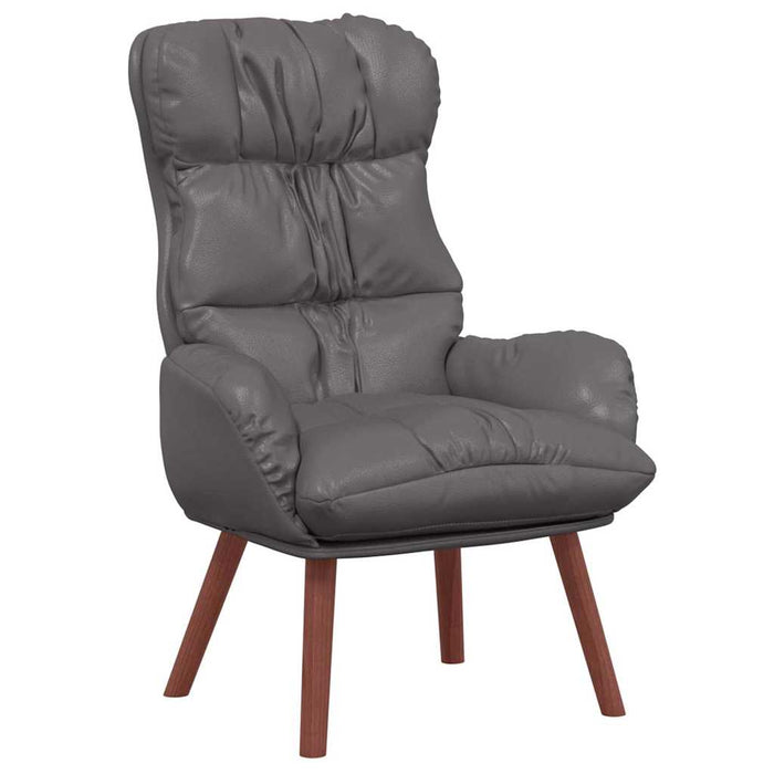 fotoliu Gri 69 x 74 x 93 cm Piele artificiala WALTI
