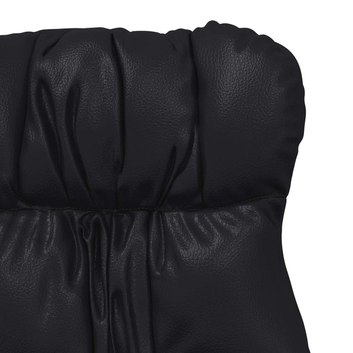 fotoliu Negru 69 x 74 x 93 cm Piele artificiala - WALTI WALTI