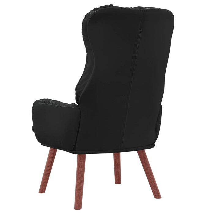 fotoliu Negru 69 x 74 x 93 cm Piele artificiala - WALTI WALTI