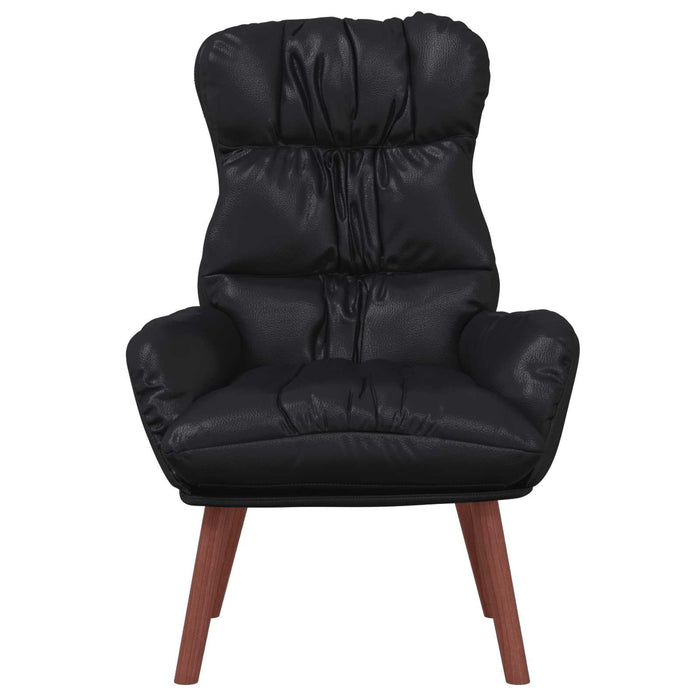 fotoliu Negru 69 x 74 x 93 cm Piele artificiala - WALTI WALTI