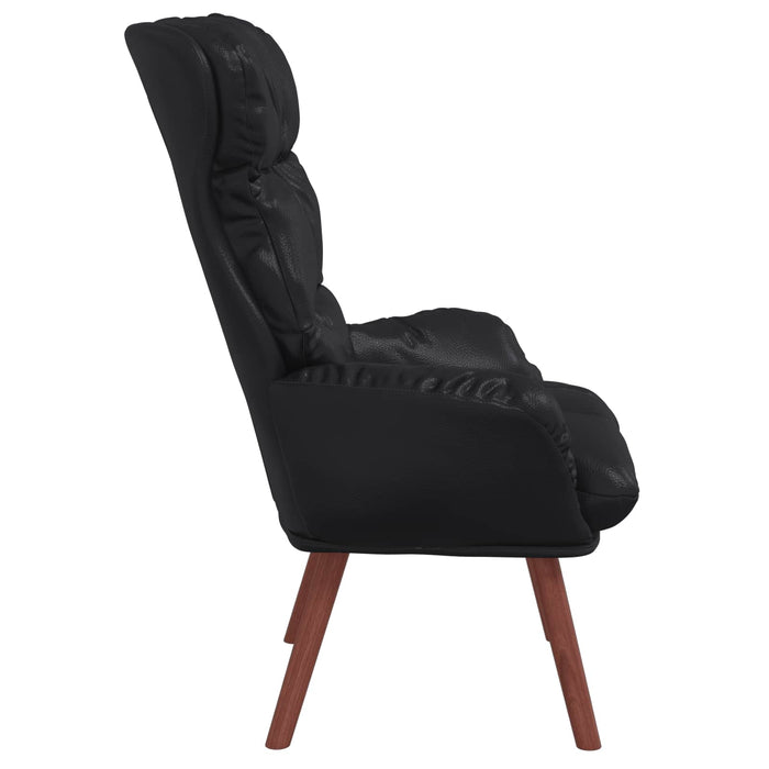 fotoliu Negru 69 x 74 x 93 cm Piele artificiala - WALTI WALTI