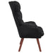 fotoliu Negru 69 x 74 x 93 cm Piele artificiala - WALTI WALTI