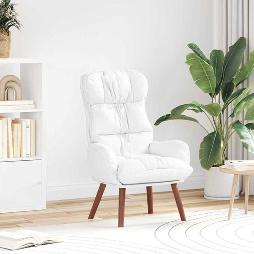 fotoliu Alb 69 x 74 x 93 cm Piele artificiala - WALTI WALTI