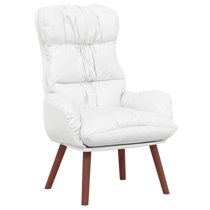 fotoliu Alb 69 x 74 x 93 cm Piele artificiala WALTI