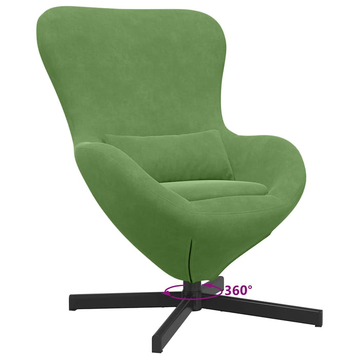 Fotoliu ou Verde deschis 63 x 73 x 90 cm Catifea - WALTI WALTI