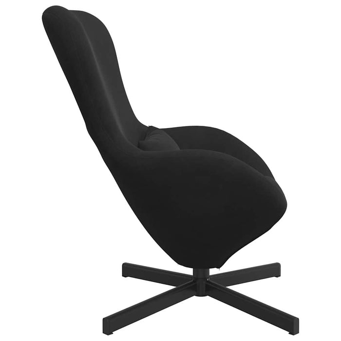 Fotoliu ou Negru 63 x 73 x 90 cm Catifea - WALTI WALTI