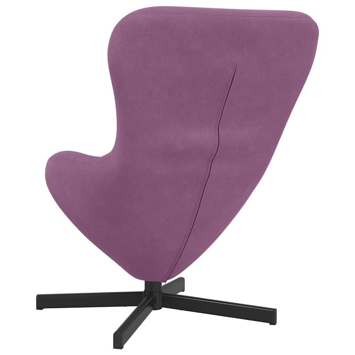 Fotoliu ou Violet 63 x 73 x 90 cm Catifea WALTI