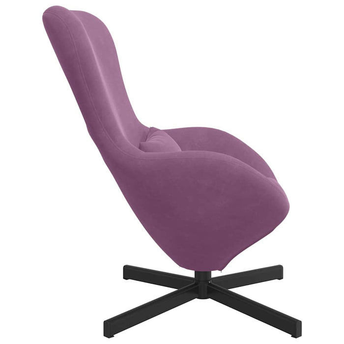 Fotoliu ou Violet 63 x 73 x 90 cm Catifea WALTI